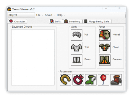 TerrariViewer v6.3 - Редактор инвентаря